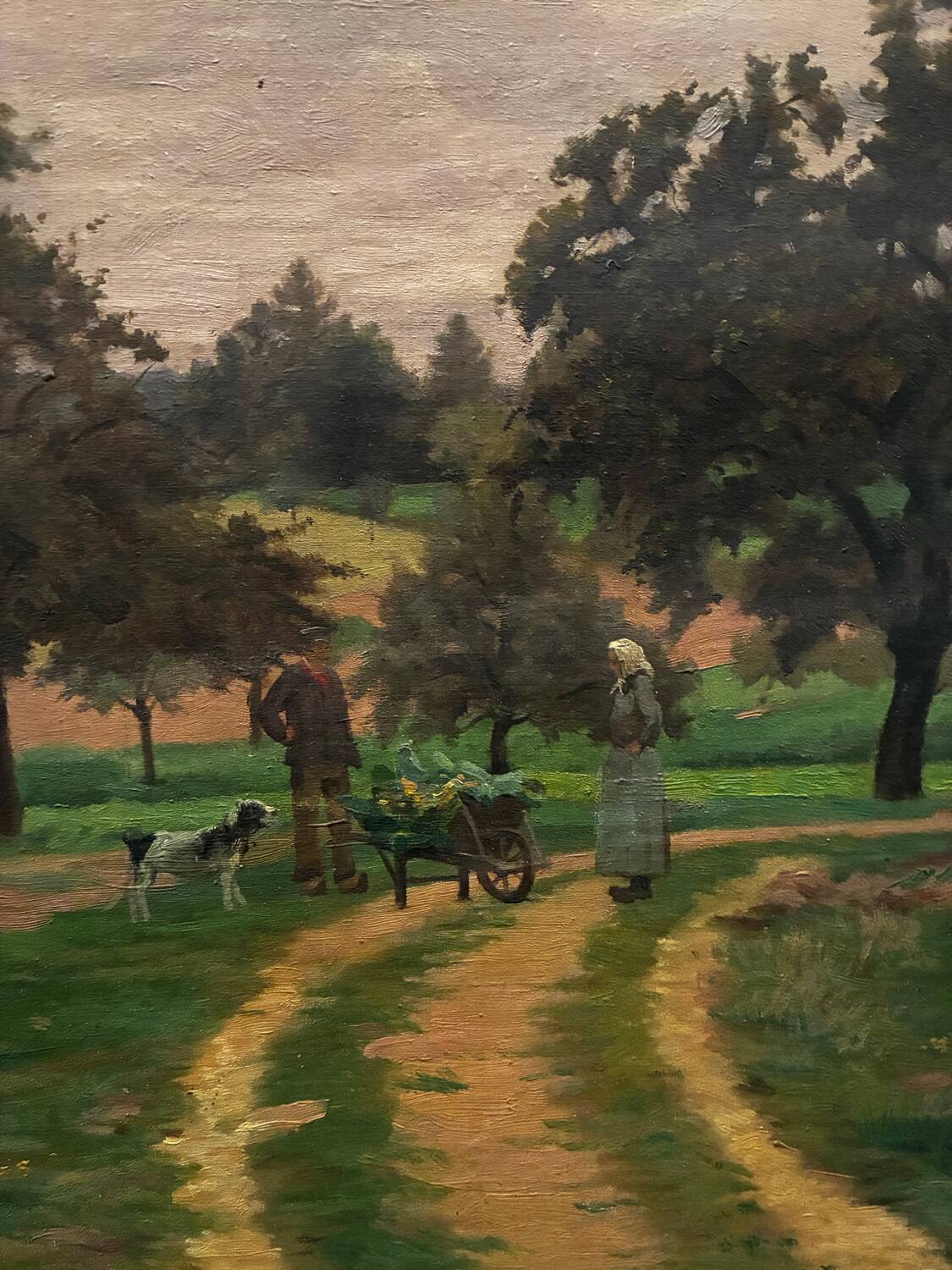 19th Century Countryside Landscape Signed