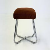 Vintage Bauhaus tubular frame stool