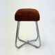 Vintage Bauhaus tubular frame stool