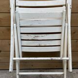 Folding garden armchair, 50s