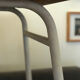 Wood and metal class table 60s