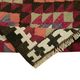 Turkish Handwoven Vintage Herki Kilim 88 cm x 407 cm
