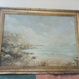 Tableau scène de mer signé Frayard
