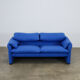 Maralunga sofa blue