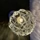 Vintage glass globe wall light