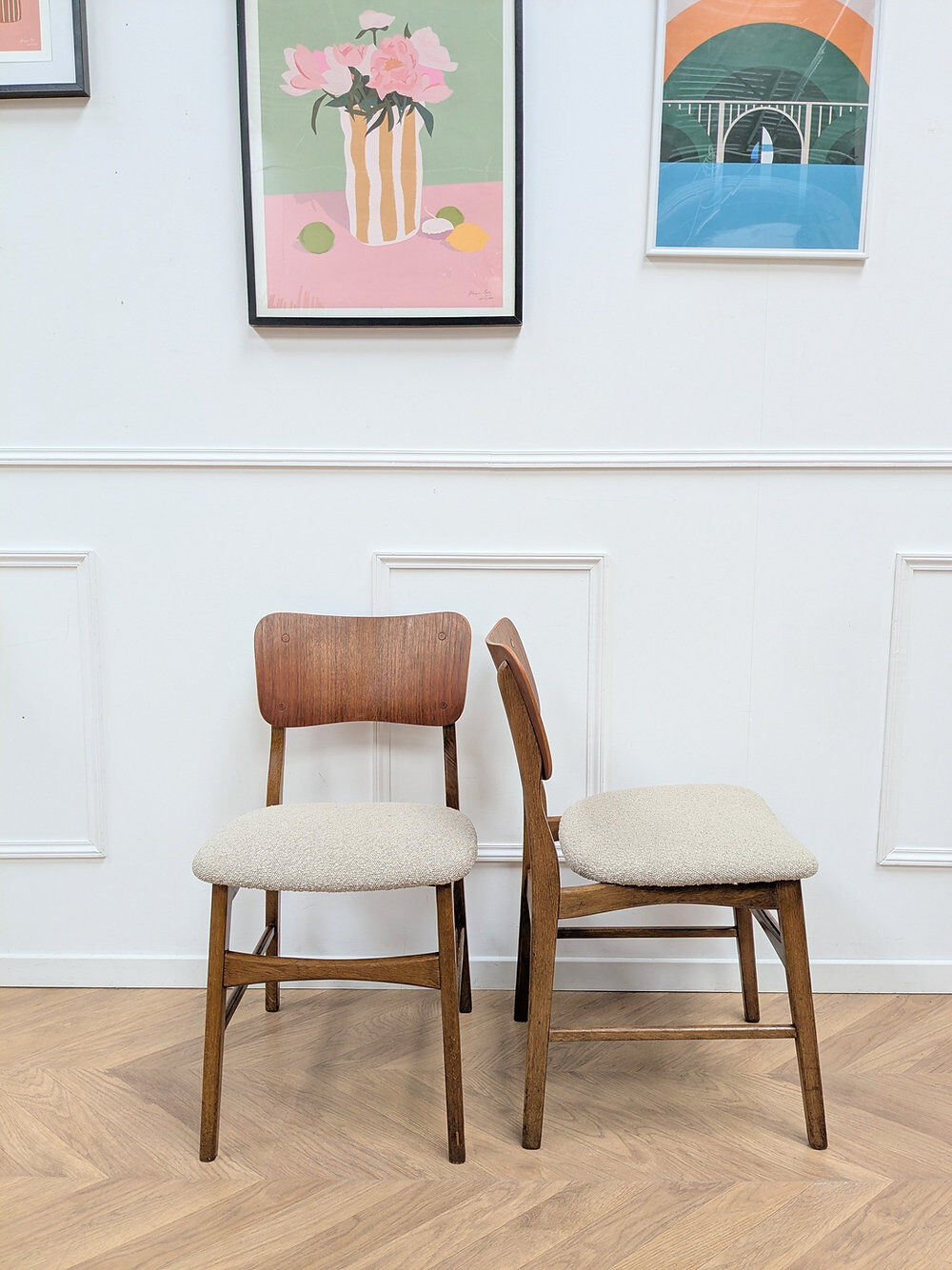 Set of 2 Scandinavian chairs