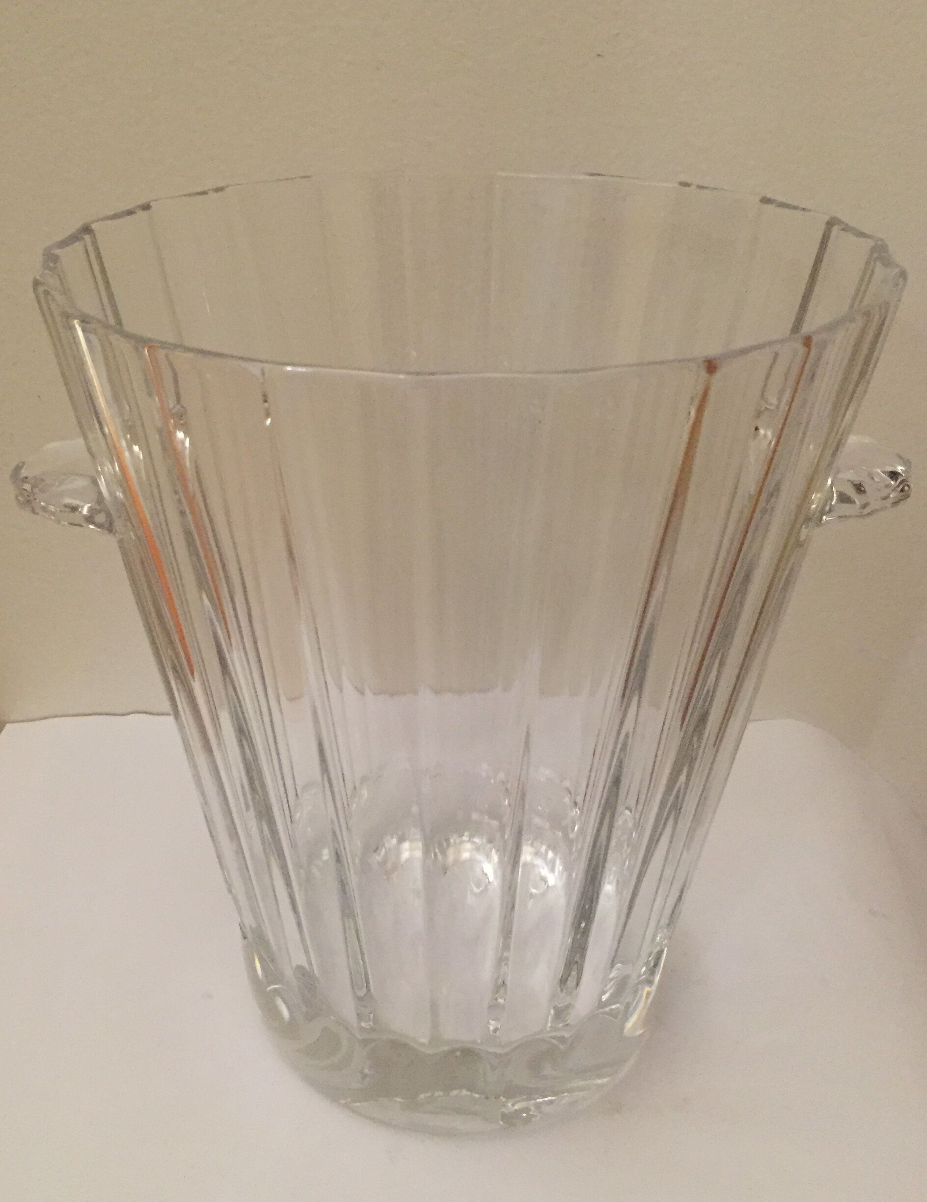 Crystal Viljeroy and boch champagne bucket