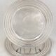 Christofle Ondulation Luc Lanel, pair of flat plates 23.5 cm, silver-plated metal