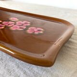 Plat à cake  en céramique Poët Laval Bretagne