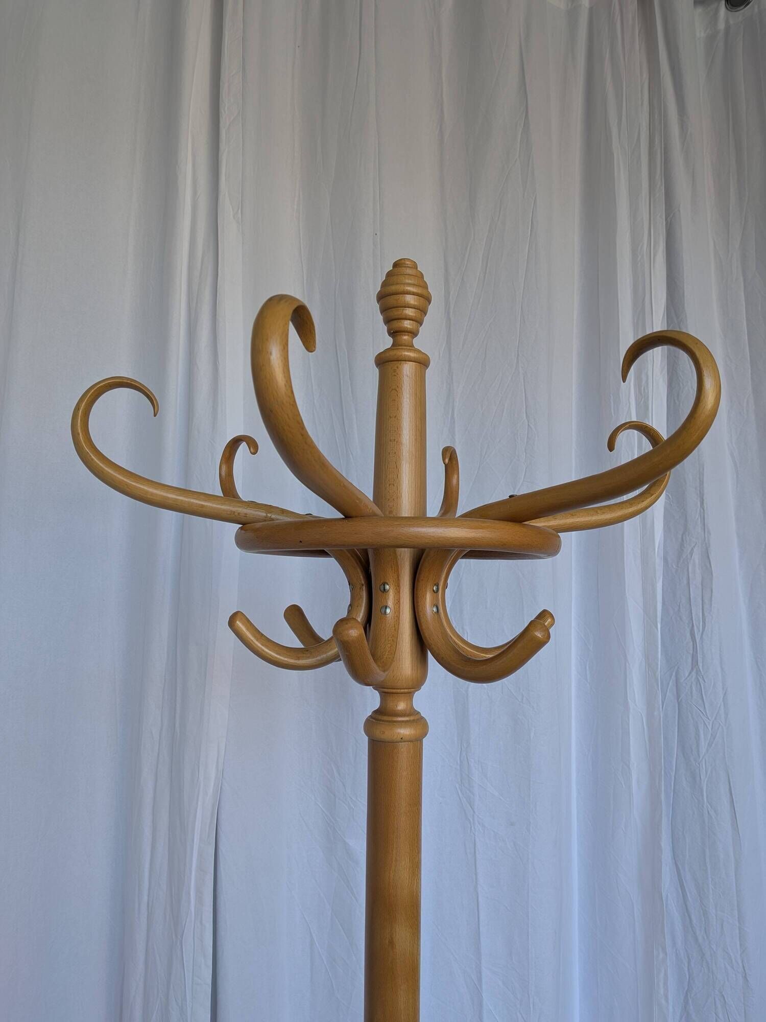 Vintage Bentwood Coat Stand in Thonet Style with Umbrella Holder / Hall Tre