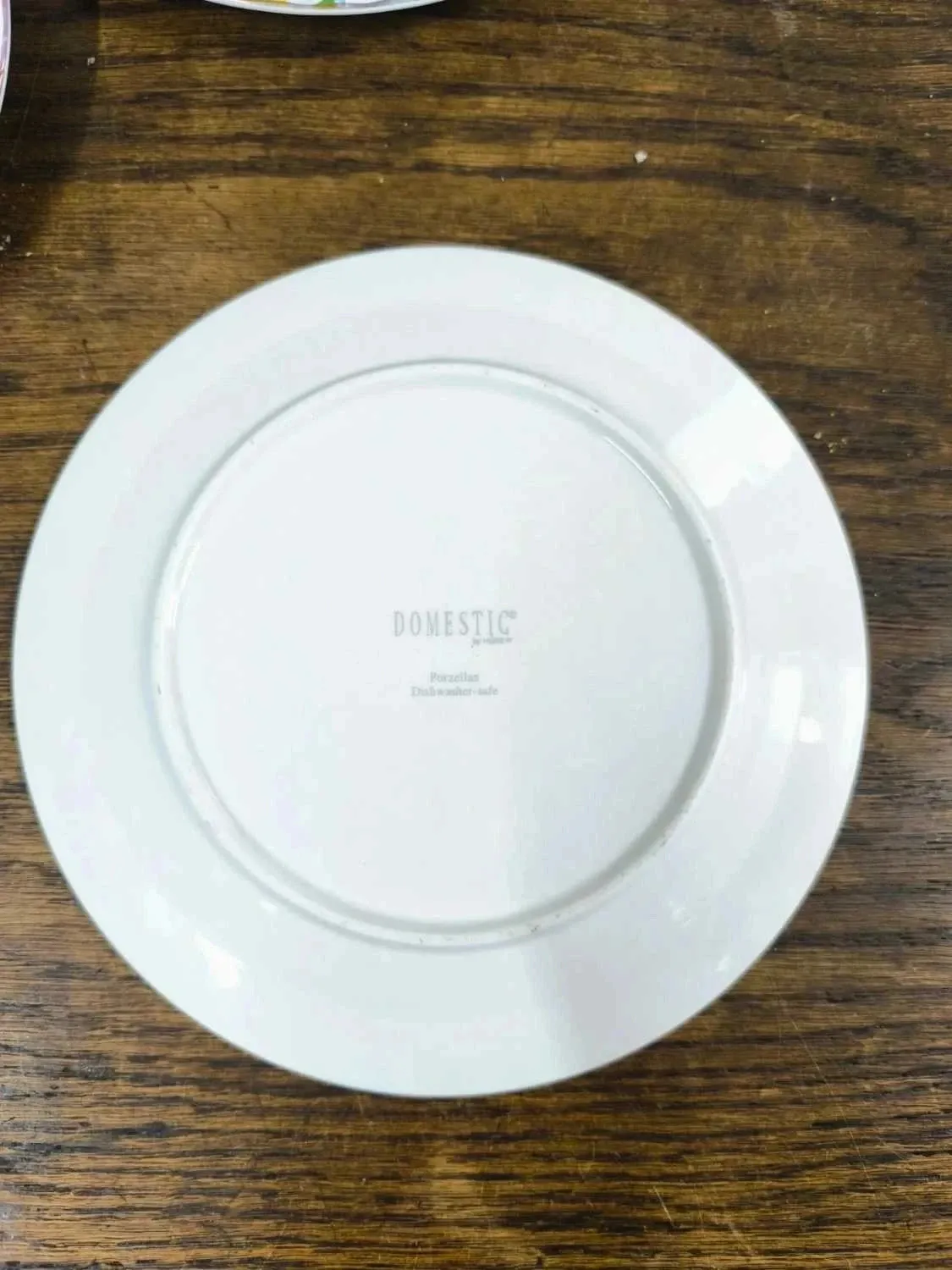 Set of 4 vintage-style pink floral plates (V2)