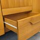 Solid elm sideboard, Maison Regain, France, circa 1970