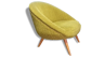 Chair egg EGG 50s style Jean Royère