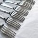 Christofle cutlery set - 11 fourchettes de table et 11 cuillères à soupe - Art déco - Métal argenté