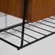 Scandinavian teak hanging bedside 1960