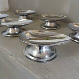 6 coupelles à avocat en inox