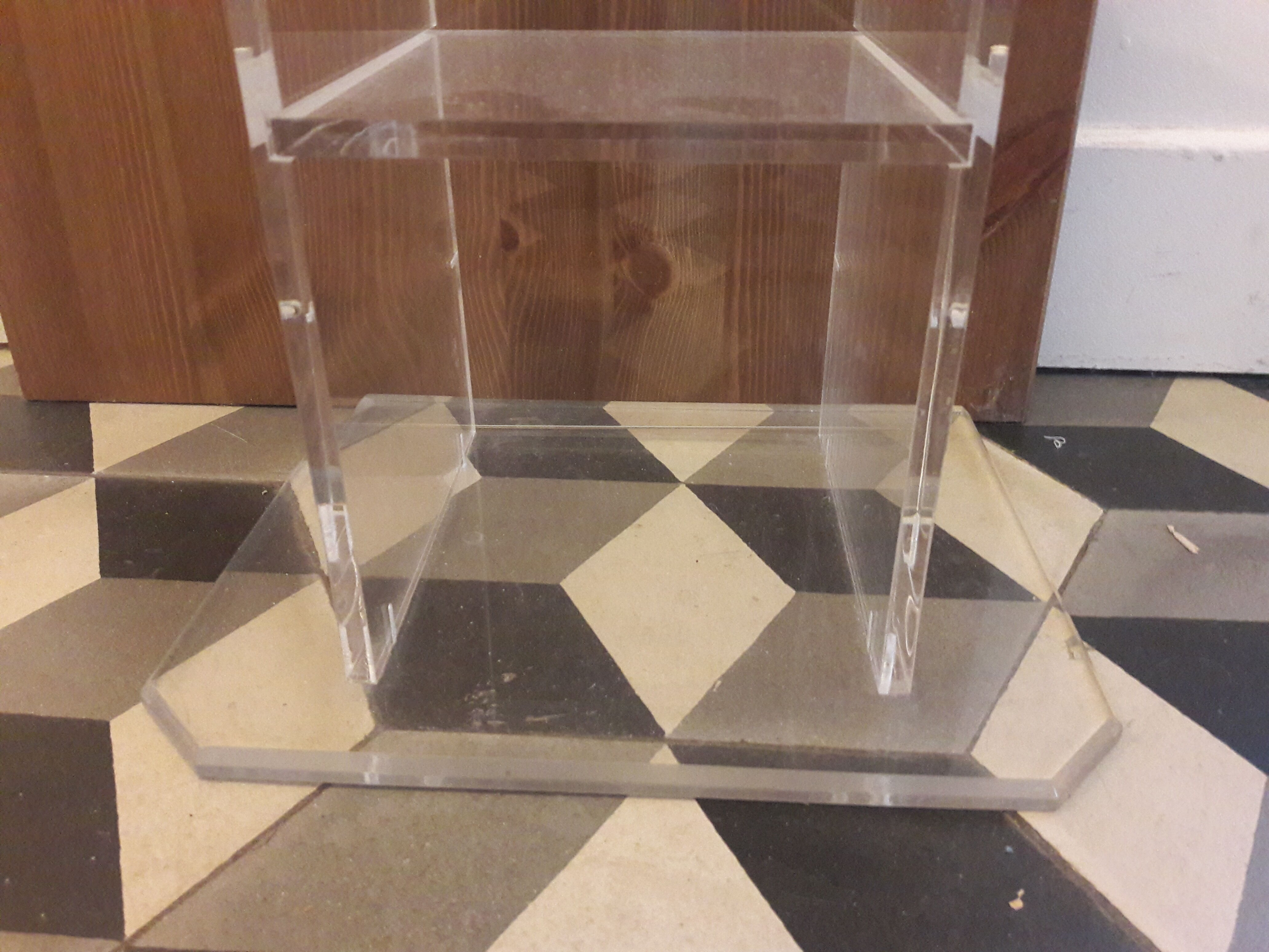 Column plexiglass Altuglas design David Lange, model Cary