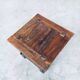 Wabi Sabi Style Oak Side Table, France, 1930s
