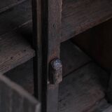 Antique Primitive Wooden Side Cabinet or Console