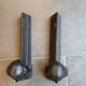 Cast iron andirons