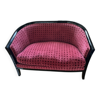Daisy Simon 2-seater sofa with lacquer finish