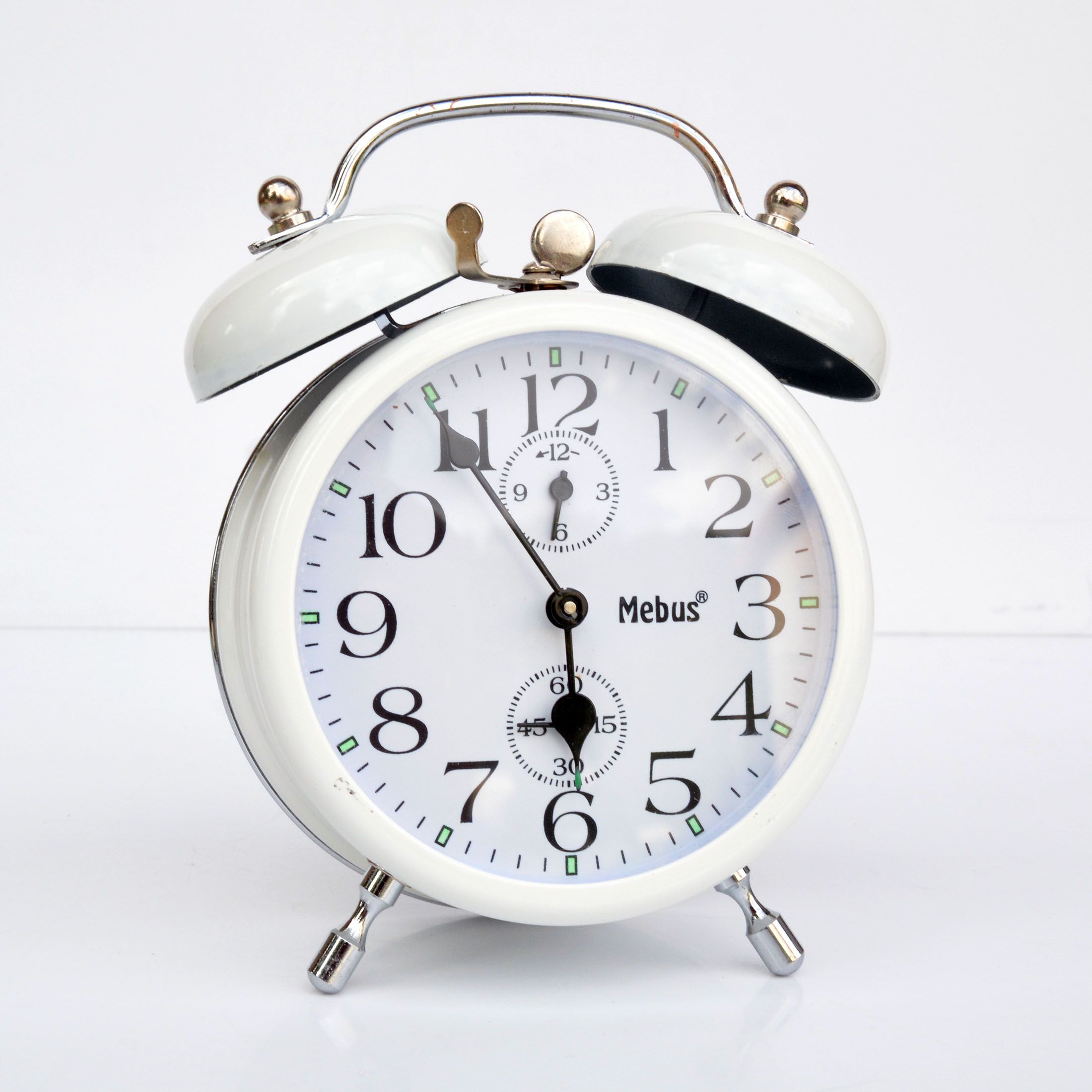 Mechanical alarm clock Mebus, Germany 1970s