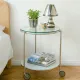 Round dessert table / side table or bedside table — design Ehlen Johansson
