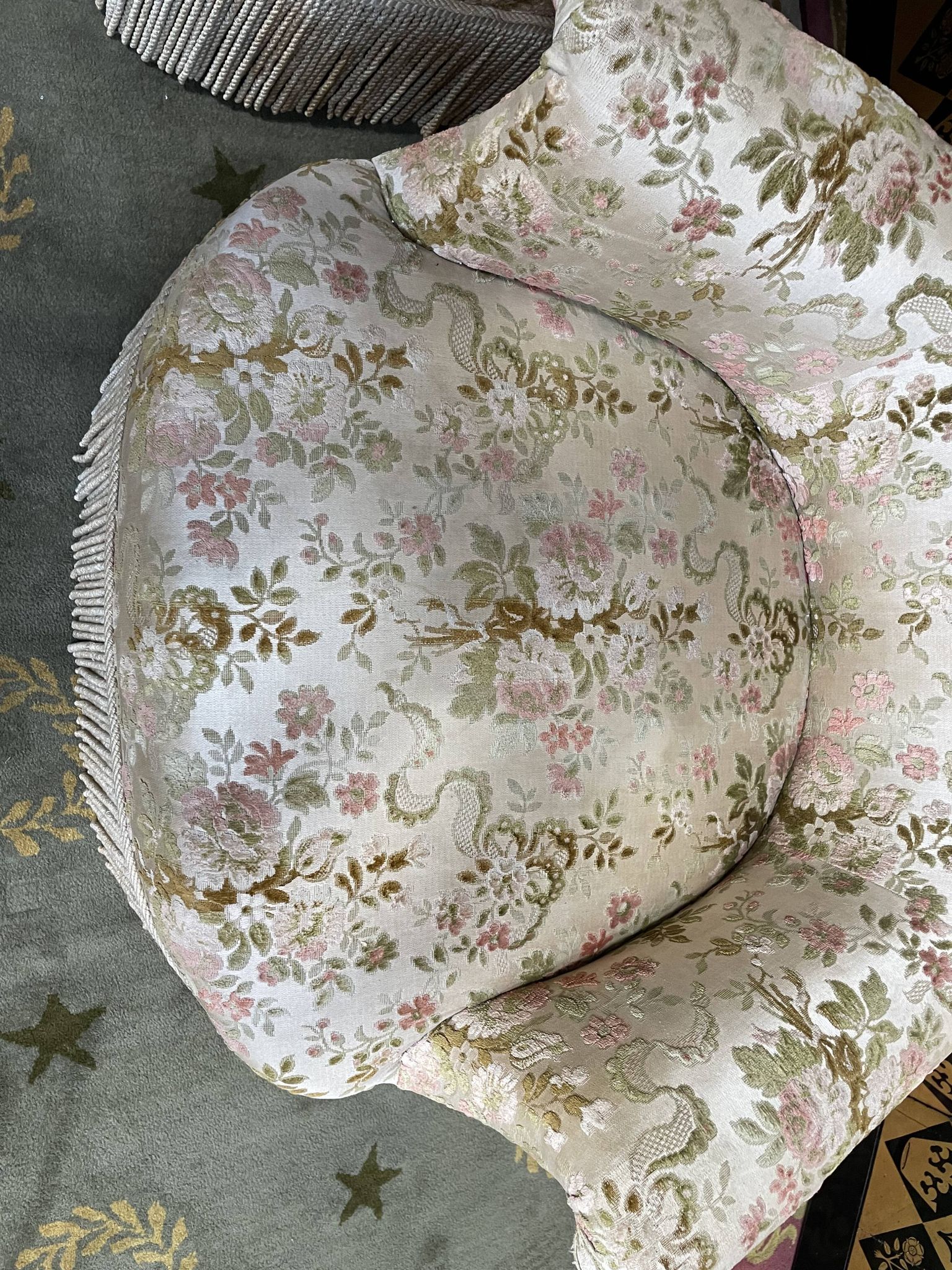 Paire de fauteuils chauffeuses Napoléon III