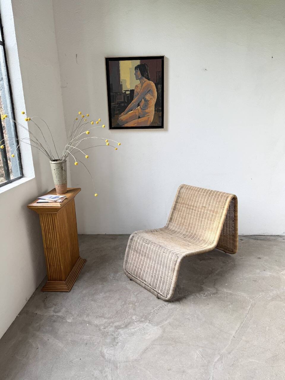 Hestra woven wicker armchair by Ikea 1982