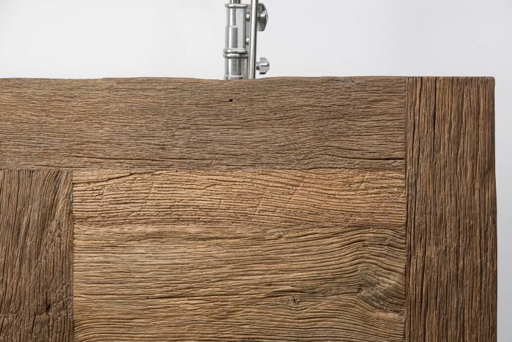 Solid oak dining table