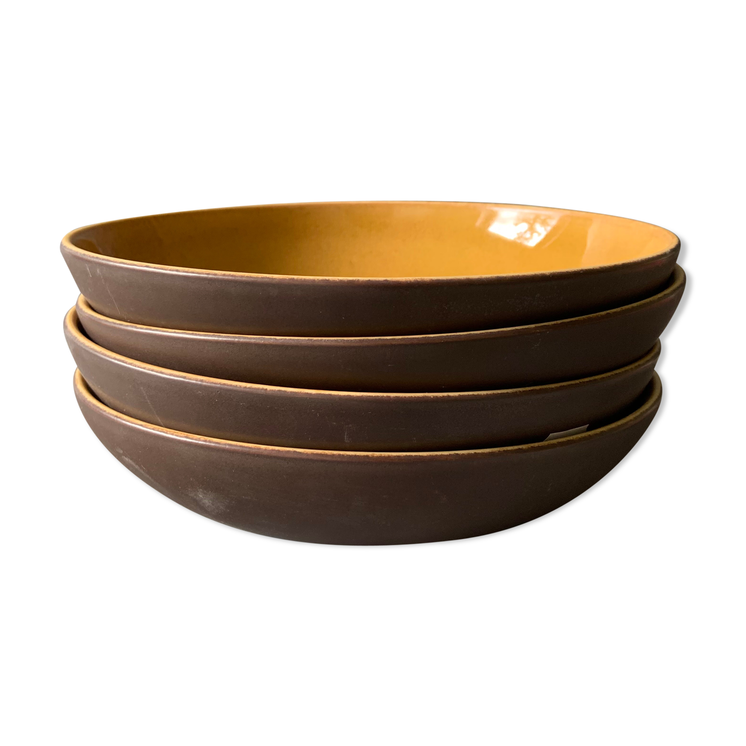 Pasta plates tourron caramel