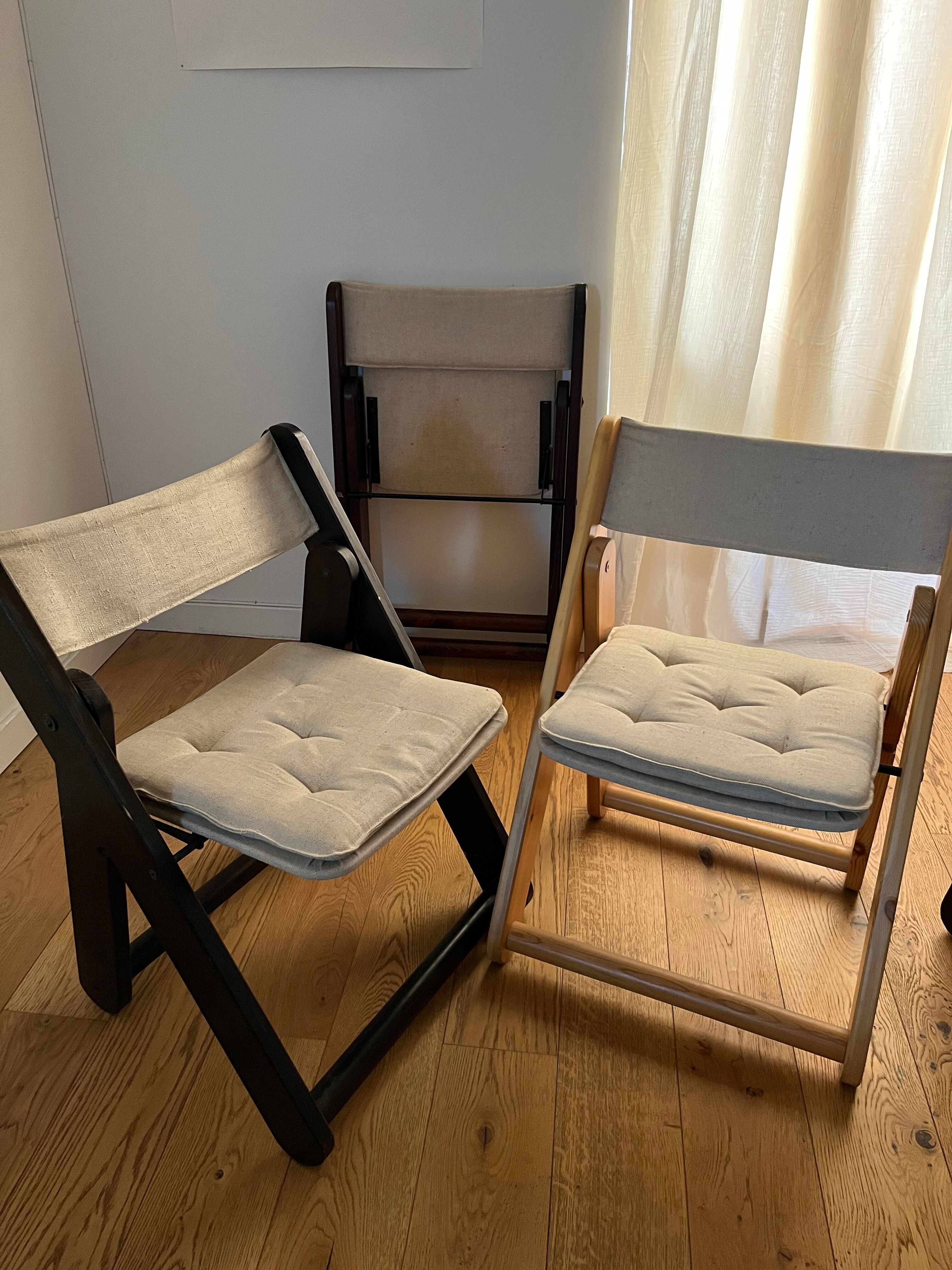Suite of 4 chairs "Kon Tiki" by Gillis Lundgren for Ikea, circa 1970