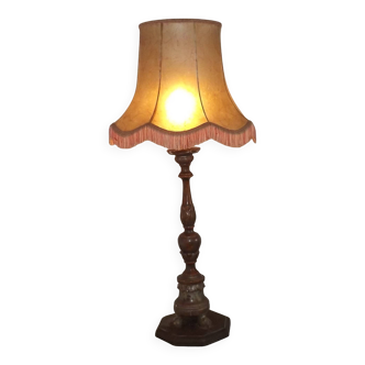 Antique 18th Century Church Altar Candlestick Converted to Table Lamp