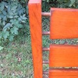 lit une personne en chêne blond années 50-60