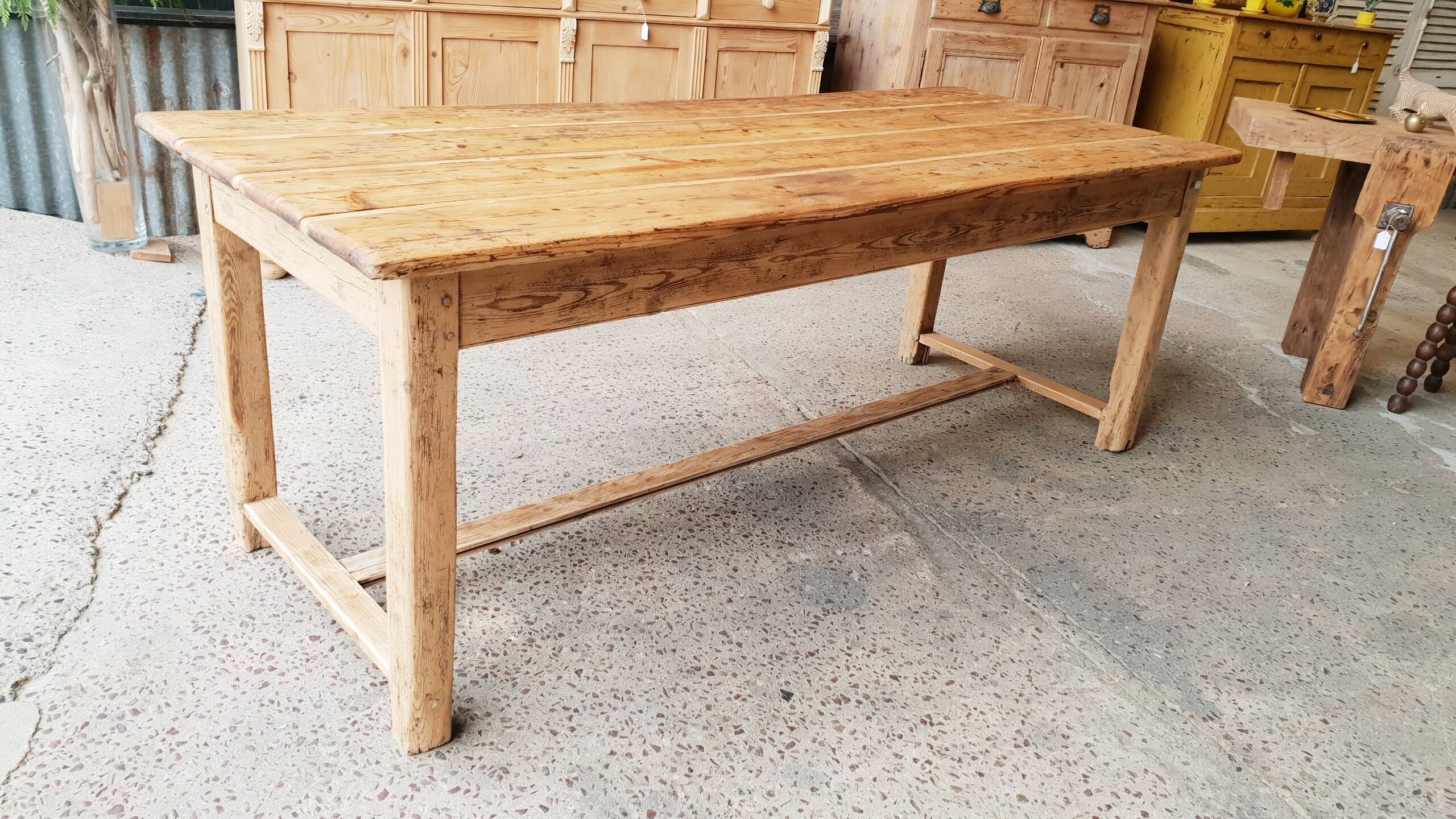Antique farmhouse table