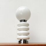 Space age glass table lamp from the mid-century by Carlo Nason for JBS, 1960s.
