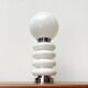 Space age glass table lamp from the mid-century by Carlo Nason for JBS, 1960s.