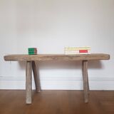 Small wooden bench