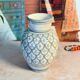 Artisanal vase bulging Kasbah Tazarine Grey