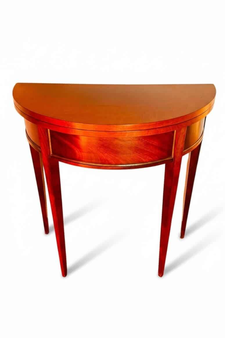 Table console demi-lune