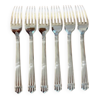 Christofle aria 6 table forks 20.5 new condition