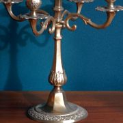 Brass chandelier, French candelabra of the 30s