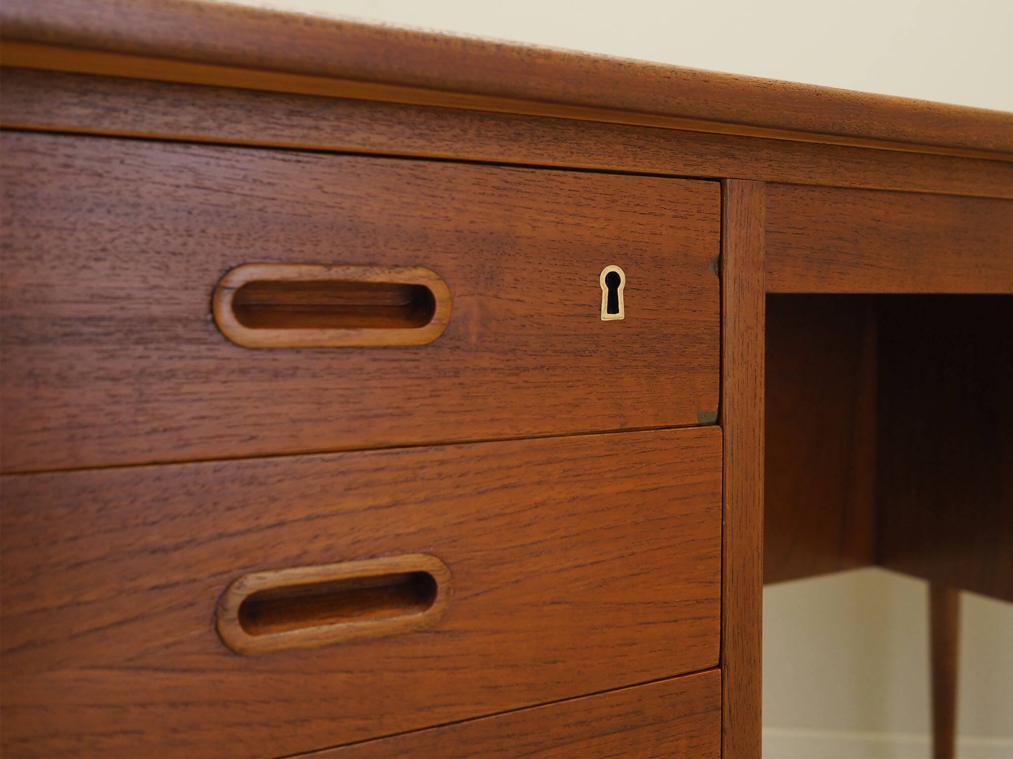 Teak desk, Danish design, 1960s, manufactured in Denmark