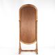 Grand miroir sur pied en rotin