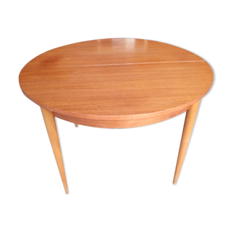 Table ronde extensible vintage