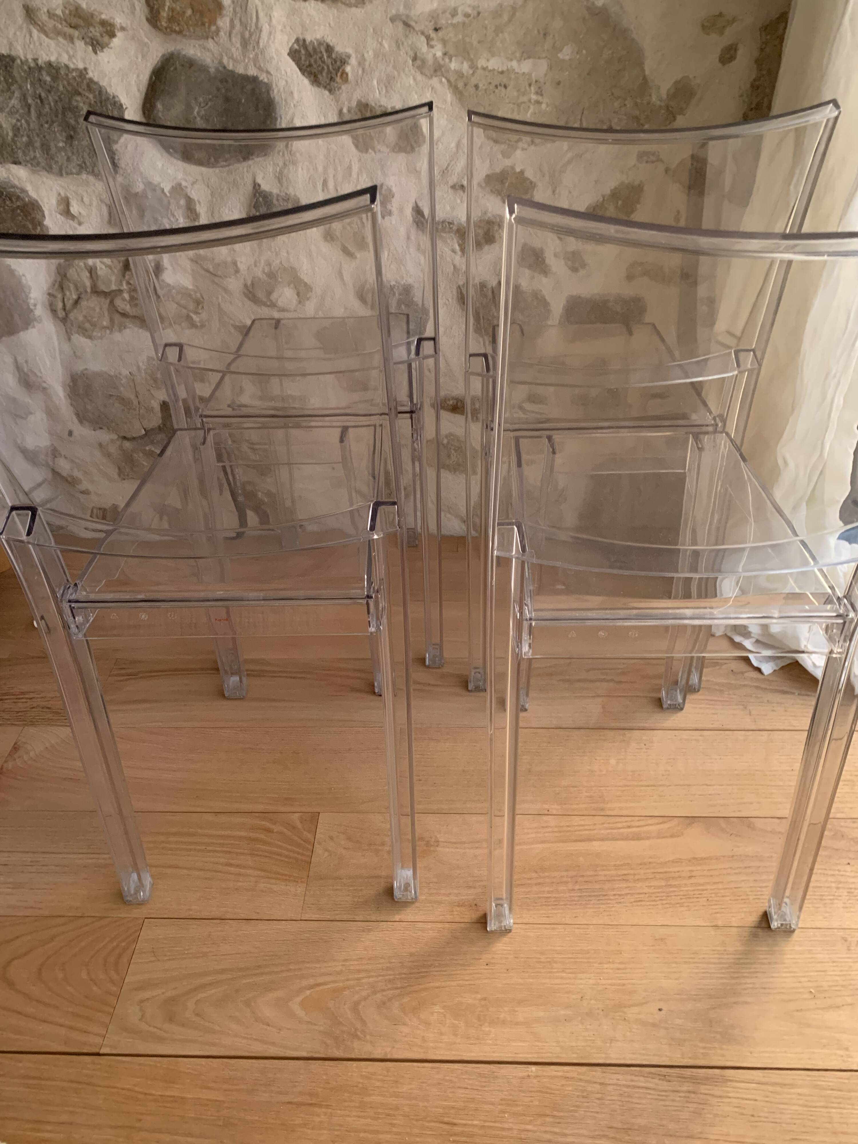 4 la marie chairs, philippe starck for kartell