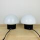 Pair of 70s space age mushroom lamps, Optelma