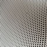 Suspension of the 80s in perforated white metal