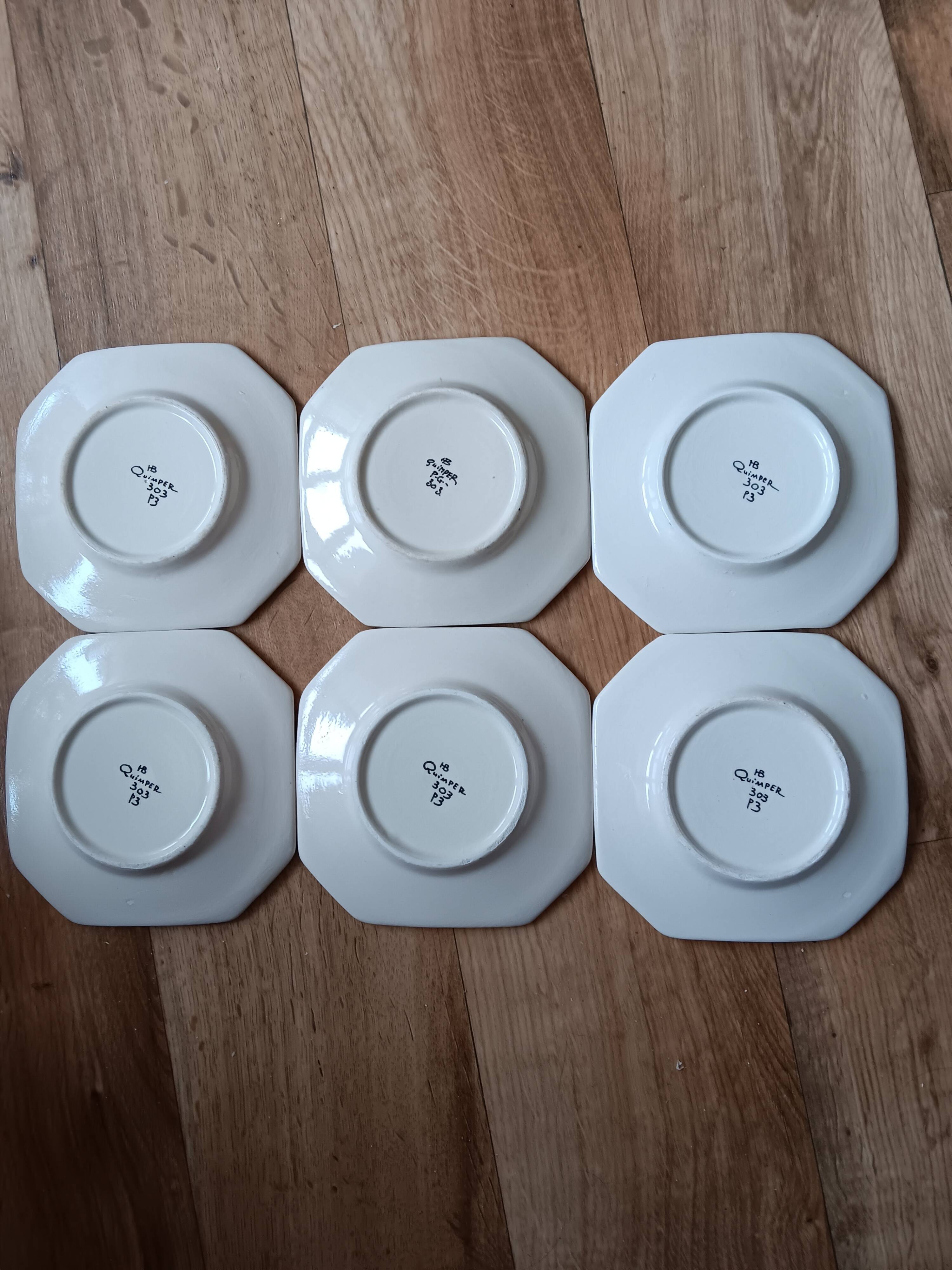 Small HB Quimper plates