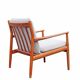 Fauteuil scandinave, Svend Age Eriksen, Glostrup Mobelfabrik, 1963